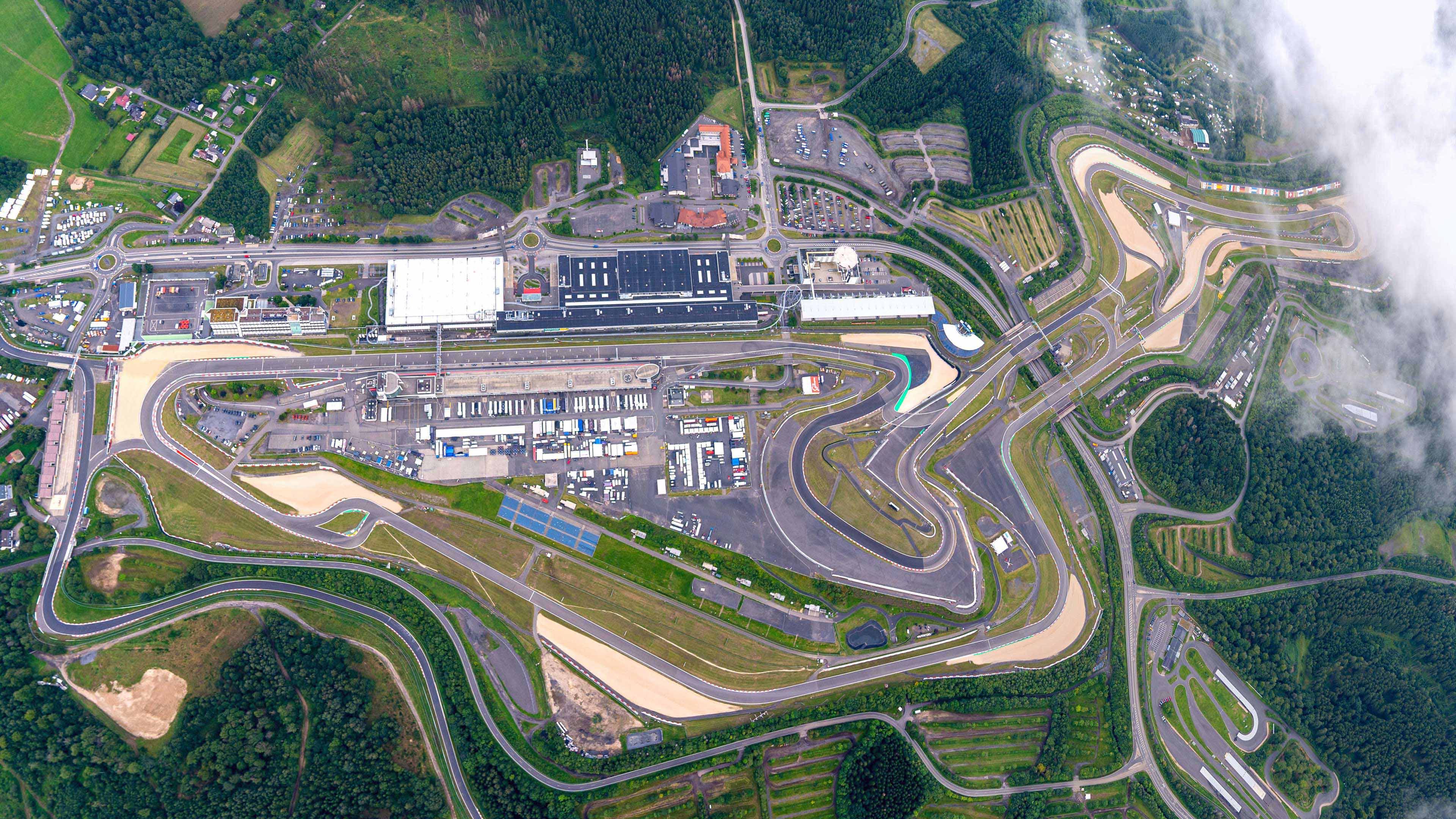 Panoramaluftbild Nuerburgring Kugelpanorama Aerial